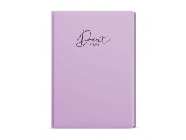 Diář PASTEL - týdenní B6 / fialová