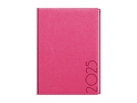 Diář TORA A5 - denní / růžová
