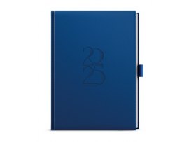 Diář DENY - A5 / denní / modrá Diář DENY - A5 / denní / modrá