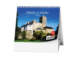 Kalendář stolní MINI Hrady, zámky a památky / BSL1