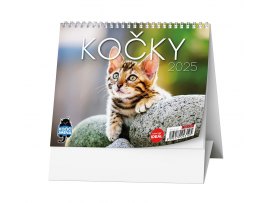 Kalendář stolní MINI Kočky / BSL9