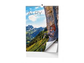 Kalendář nástěnný Alpy / BNF8