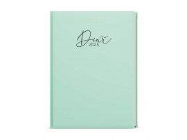 Diář PASTEL - denní A5 / zelená