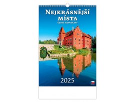 Kalendář nástěnný Nejkrásnější místa ČR / N111