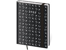 Diář VARIO s gumičkou - týdenní B6 / Tic Tac Toe Diář VARIO s gumičkou - týdenní B6 / Tic Tac Toe