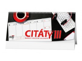 Kalendář stolní pracovní Citáty III. / BSB3