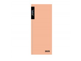Diář kapesní PVC PASTELiNI - měsíční / oranžová
