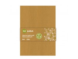 Obaly na sešity ECO LUMA - A4 / kraft / 5 ks Obaly na sešity ECO LUMA - A4 / kraft / 5 ks
