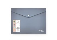 Spisové desky s drukem Spoko ReLeaf Soft touch - A5 / šedomodrá Spisové desky s drukem Spoko ReLeaf Soft touch - A5 / šedomodrá