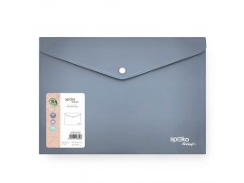 Spisové desky s drukem Spoko ReLeaf Soft touch - A4 / šedomodrá Spisové desky s drukem Spoko ReLeaf Soft touch - A4 / šedomodrá
