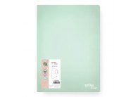 Pořadač A4 kroužkový Spoko ReLeaf Soft touch - 4-kroužek / mentolová