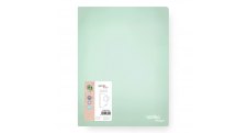 Pořadač A4 kroužkový Spoko ReLeaf Soft touch - 4-kroužek / mentolová