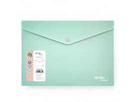 Spisové desky s drukem Spoko ReLeaf Soft touch - A5 / mentolofá Spisové desky s drukem Spoko ReLeaf Soft touch - A5 / mentolofá