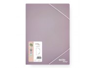 Box na spisy A4 Spoko ReLeaf Soft touch s gumou - levandulová