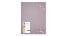 Box na spisy A4 Spoko ReLeaf Soft touch s gumou - levandulová