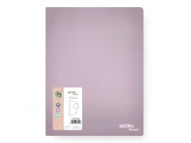 Pořadač A4 kroužkový Spoko ReLeaf Soft touch - 4-kroužek / levandulová Pořadač A4 kroužkový Spoko ReLeaf Soft touch - 4-kroužek / levandulová