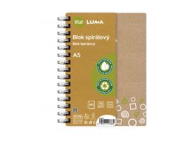 Blok kroužkový ECO LUMA - A5 / linka Blok kroužkový ECO LUMA - A5 / linka