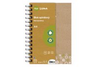 Blok kroužkový ECO LUMA - A4 / linka Blok kroužkový ECO LUMA - A4 / linka