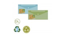 Spisové desky s drukem LUMA ECO - DL / barevný mix