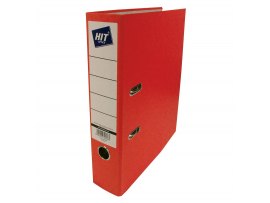 Pořadač A4 pákový prešpán Hit Office - hřbet 7,5 cm / červená Pořadač A4 pákový prešpán Hit Office - hřbet 7,5 cm / červená