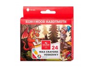 Pastelky voskové - 24 barev