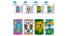 Lampion roztahovací 15 cm - dětský mix