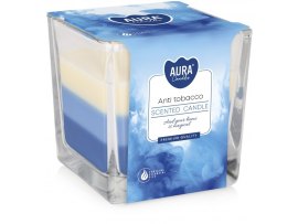 Vonná svíčka tříbarevná - Antitabák
