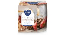 Vonná svíčka vánoční - Jablko a skořice