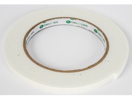 Lepicí páska oboustranná  - 8 mm x 2,2 m / bílá pěnová