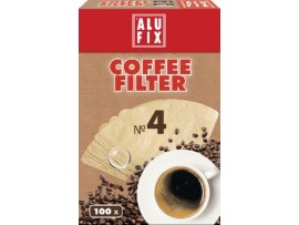 Filtry na kávu Alufix - č. 4 / 80 ks