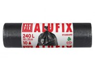 Pytle na odpad Alufix Profesional - 100x125cm / 240l / 35my / 10ks / černá
