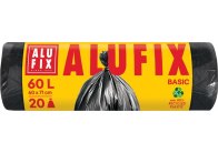 Pytle do koše Alufix Basic - 70x55 cm / 60l / 10my / 20ks / černá