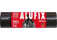 Pytle na odpad Alufix Premium - 115x135cm / 280l / 60my / 5ks / černá Pytle na odpad Alufix Premium - 115x135cm / 280l / 60my / 5ks / černá