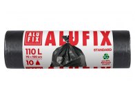 Pytle do koše Alufix Standard - 70x100cm / 110l / 23my / 10ks / černá