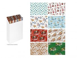 Vánoční balicí papír - mix motivů / 70 x 100 cm / 2 ks Vánoční balicí papír - mix motivů / 70 x 100 cm / 2 ks