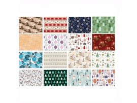 Vánoční balicí papír - mix motivů 70 x 100 cm / 2 ks Vánoční balicí papír - mix motivů 70 x 100 cm / 2 ks