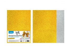 Samolepicí pěnovka MOOSGUMMI A4 - zlatá a stříbrná BIO GLITR / 10ks Samolepicí pěnovka MOOSGUMMI A4 - zlatá a stříbrná BIO GLITR / 10ks