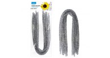 Drátek žinylka 500 x 8 mm - stříbrný / 10 ks