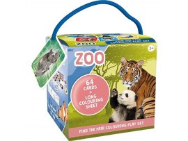 Pexeso na cesty s omalovánkami - ZOO Pexeso na cesty s omalovánkami - ZOO
