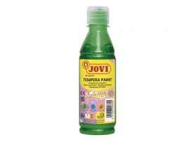 Tekuté temperové barvy JOVI PREMIUM v lahvi - 250 ml / glitr zelená Tekuté temperové barvy JOVI PREMIUM v lahvi - 250 ml / glitr zelená