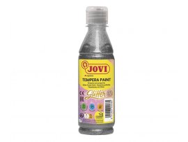 Tekuté temperové barvy JOVI PREMIUM v lahvi - 250 ml / glitr stříbrná Tekuté temperové barvy JOVI PREMIUM v lahvi - 250 ml / glitr stříbrná