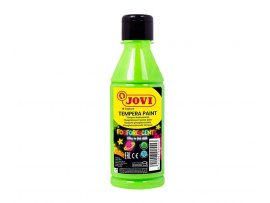 Tekuté temperové barvy JOVI PREMIUM v lahvi - 250 ml / neon zelená