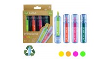 Zvýrazňovač LUMA ECO Neon / sada 4 ks