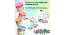Modelovací hmota KORES MAGIK CLAY PASTEL LOLLIPOPZ - klasické barvy 4x40 g