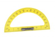 Úhloměr na tabuli WISSNER - 180° 50cm / žlutá Úhloměr na tabuli WISSNER - 180° 50cm / žlutá