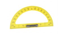 Magnetický úhloměr na tabuli WISSNER  - 180° 50cm / žlutá
