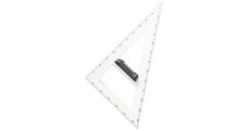 Magnetický trojúhelník na tabuli WISSNER  - 60° 60cm / bílá