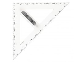 Magnetický trojúhelník na tabuli WISSNER - 45° 60cm / bílá Magnetický trojúhelník na tabuli WISSNER - 45° 60cm / bílá