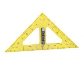 Trojúhelník na tabuli WISSNER - 45° 60cm / žlutá Trojúhelník na tabuli WISSNER - 45° 60cm / žlutá