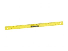 Magnetické pravítko na tabuli WISSNER  - 100 cm / žlutá